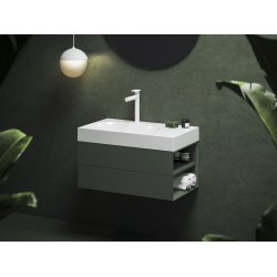 Vannas istabas skapītis izlietnei Ravak SD Lite 800 R , zaļš