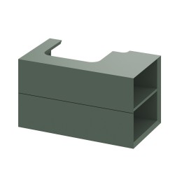 Vannas istabas skapītis izlietnei Ravak SD Lite 800 R , zaļš