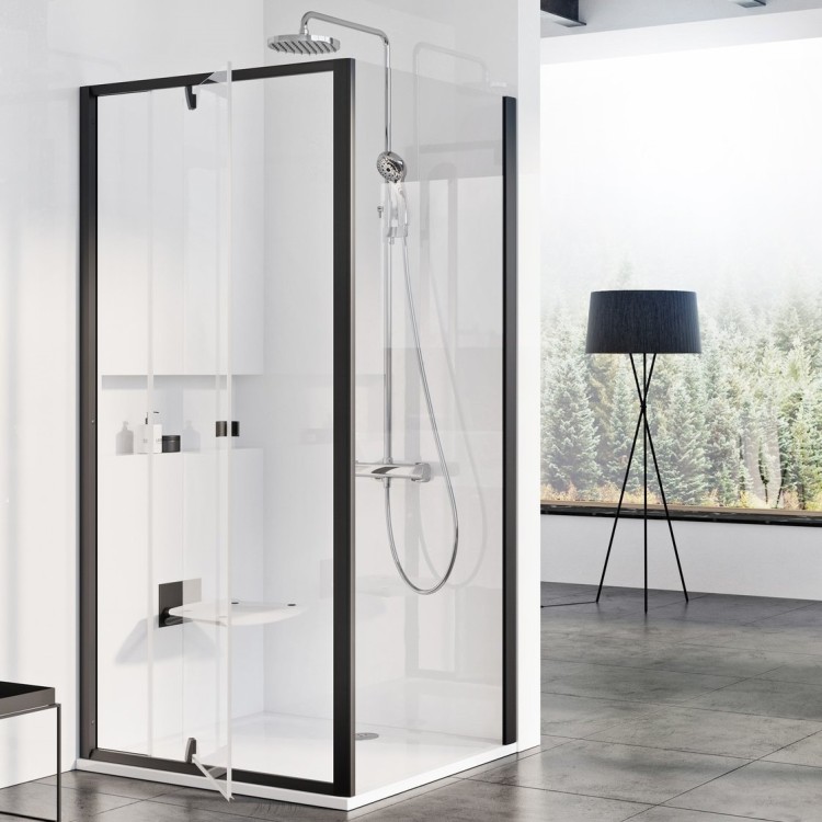 Dušas stūris taisnstūra RAVAK PIVOT PDOP2+PPS 120x100 cm