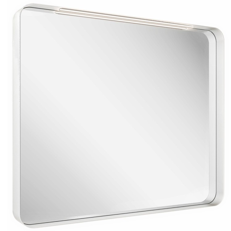 Spogulis ar LED apgaismojumu Ravak Stripe I 90x70cm, balts