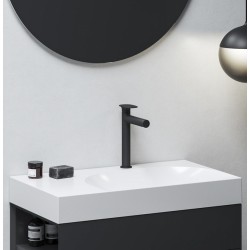 Izlietnes maisītājs RAVAK SPRING SG 014.20BL, matēts melns