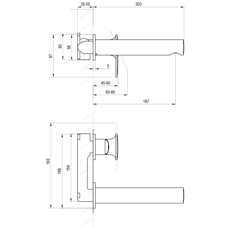 Izlietnes maisītājs RAVAK SPRING SG 019.10WHM, balts matēts