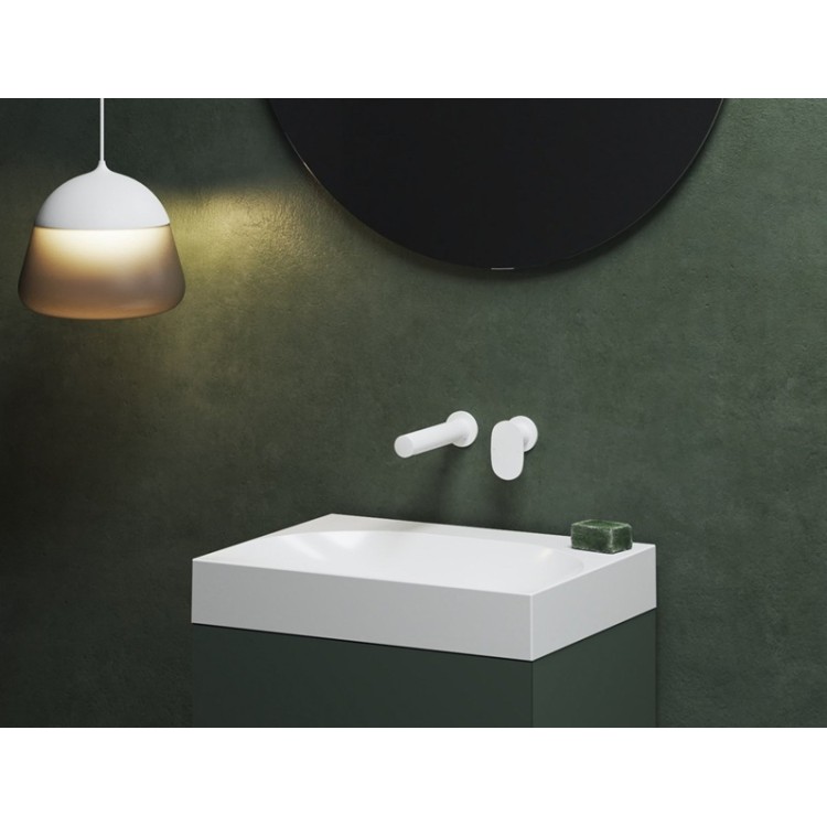 Izlietnes maisītājs RAVAK SPRING SG 019.10WHM, balts matēts