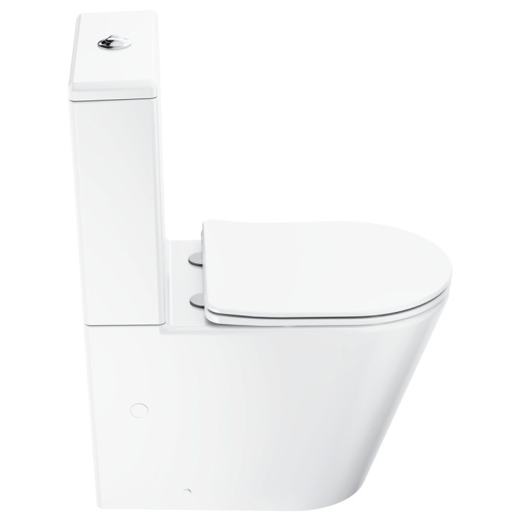 Tualetes pods Ravak Elegant RimOff ar Soft Close/QR poda vāku, X01872 Tualetes pods Ravak Elegant RimOff ar Soft Close/QR poda vāku, X01872