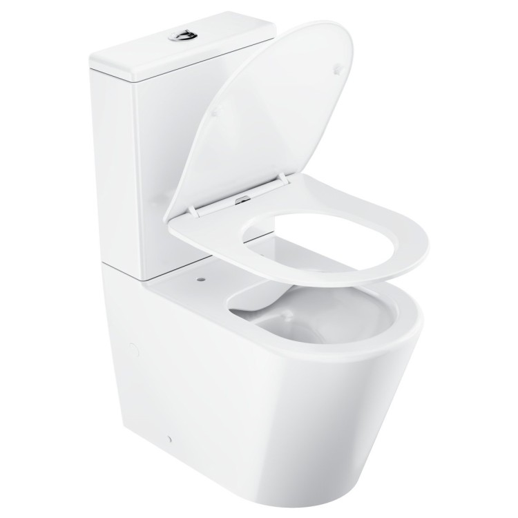 Tualetes pods Ravak Elegant RimOff ar Soft Close/QR poda vāku, X01872 Tualetes pods Ravak Elegant RimOff ar Soft Close/QR poda vāku, X01872
