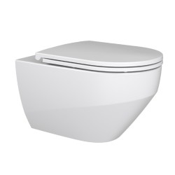 Tualetes pods piekaramais Ravak Zante RimOff ar Soft Close vāku, balts