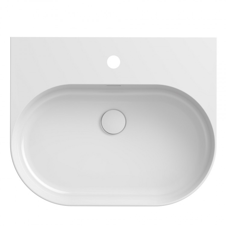 Vannas istabas uzliekamā izlietne Ravak Ceramic 550 O Slim Wall 55x45 cm Vannas istabas uzliekamā izlietne Ravak Ceramic 550 O Slim Wall 55x45 cm