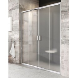 Dušas durvis bīdāmās RAVAK Blix BLDP4 140cm, spīdīgs/matēts