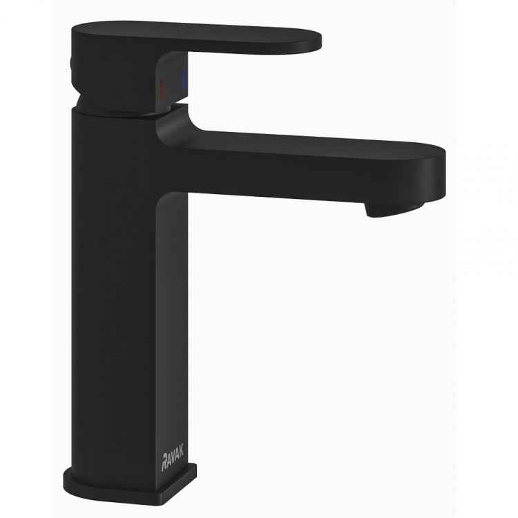 Izlietnes maisītājs RAVAK Chrome CR 014.20BL 180mm, melns X070428