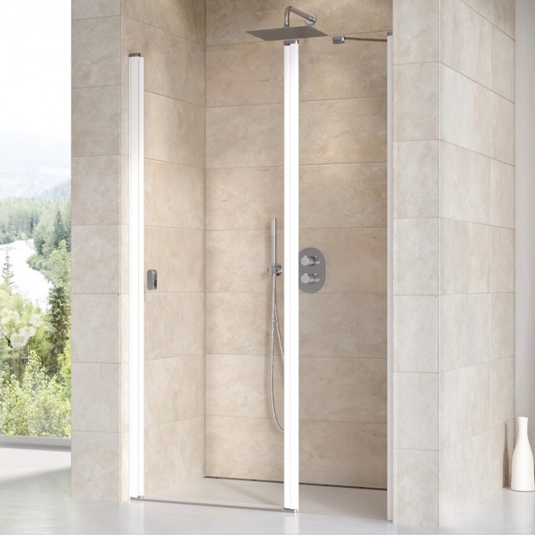 Dušas durvis RAVAK Chrome CSD2 100 cm, balts