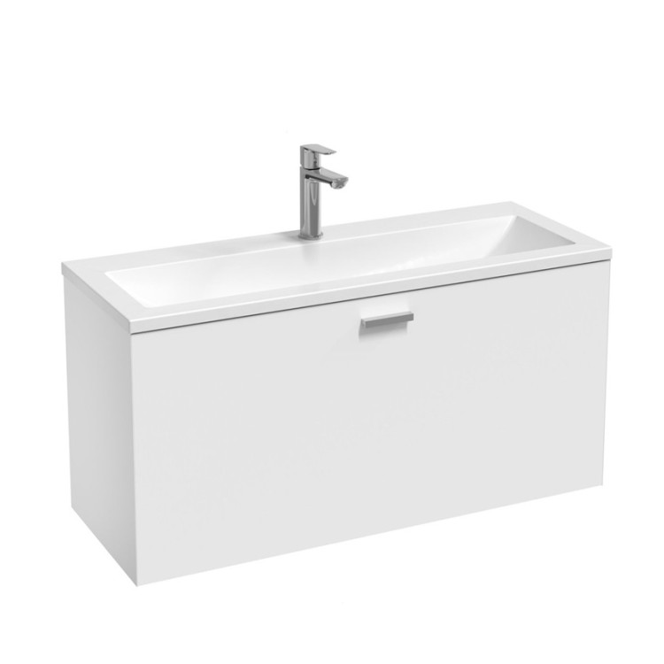 Vannas istabas skapītis izlietnei RAVAK SD Clear 1000, balts