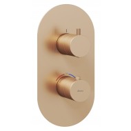 Ravak Espirit Termostata vannas/dušas jaucējkrāna virsapmetuma daĮa ES 067.60RGB.O3RB07C, rozā zelts