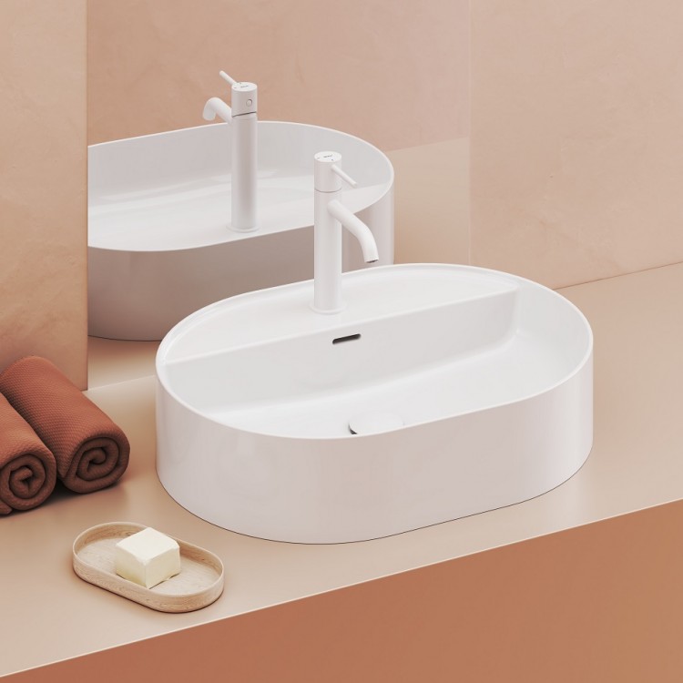 Izlietnes maisītājs RAVAK ESPIRIT ES 012.10WV, balts matēts