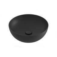 Vannas istabas uzliekamā izlietne Ravak Uni Slim 400 B 40cm, melna matēta