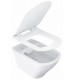 Tualetes pods piekaramais Ravak Classic RimOff, balts X01671 Tualetes pods piekaramais Ravak Classic RimOff, balts X01671