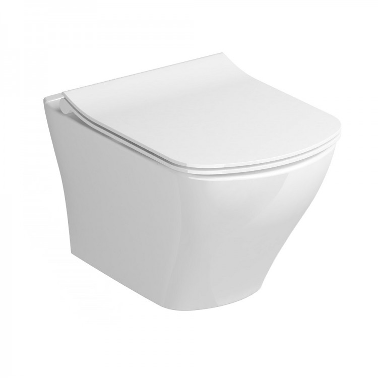 Tualetes pods piekaramais Ravak Classic RimOff, balts X01671 Tualetes pods piekaramais Ravak Classic RimOff, balts X01671