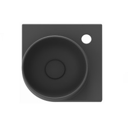 Vannas istabas stūra izlietne Ravak Yard 280 C 28x28 cm, antracīts