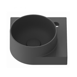 Vannas istabas stūra izlietne Ravak Yard 280 C 28x28 cm, antracīts