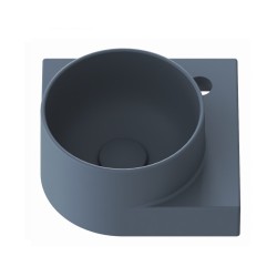 Vannas istabas stūra izlietne Ravak Yard 280 C 28x28 cm, Deepsea Blue