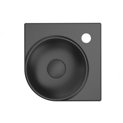 Vannas istabas stūra izlietne Ravak Yard 280 C 28x28 cm, melna XJX0D228000