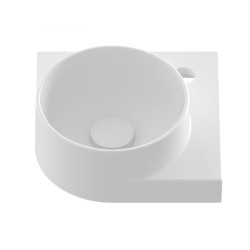 Vannas istabas stūra izlietne Ravak Yard 280 C 28x28 cm, balta matēta