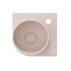 Vannas istabas stūra izlietne Ravak Yard 280 C 28x28 cm, Alabaster Pink