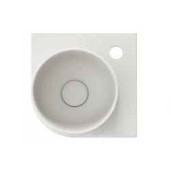 Vannas istabas stūra izlietne Ravak Yard 280 C 28x28 cm, Smoke Grey