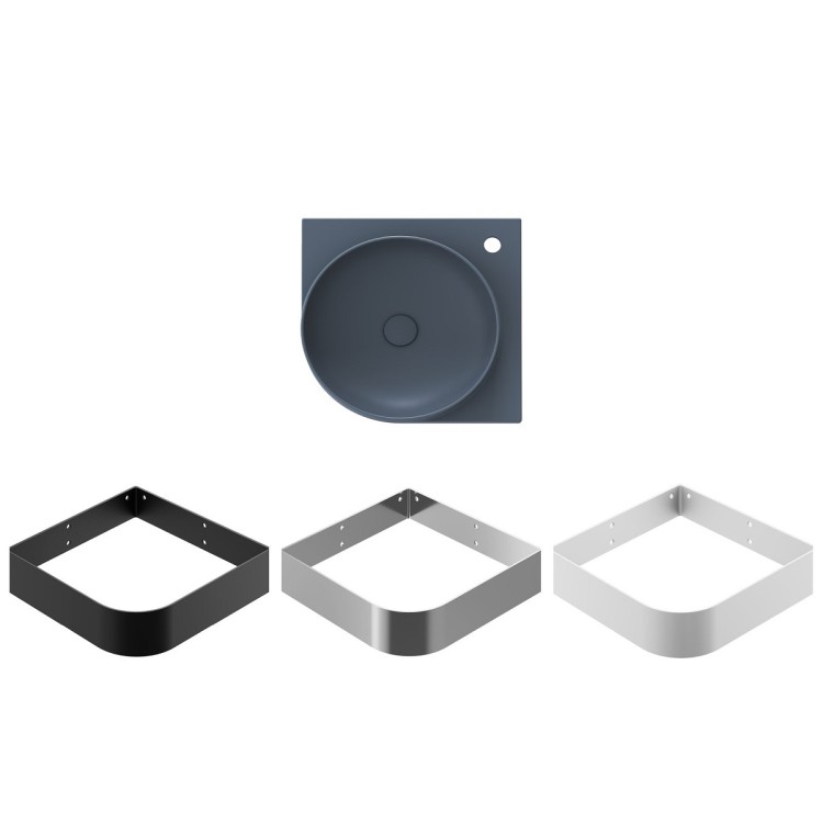 Vannas istabas stūra izlietne Ravak Yard 450 C 45x45 cm, Deepsea Blue