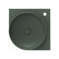 Vannas istabas stūra izlietne Ravak Yard 450 C 45x45 cm, Grey Green