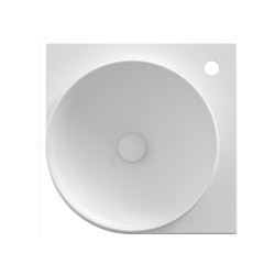 Vannas istabas stūra izlietne Ravak Yard 450 C 45x45 cm, balta matēta