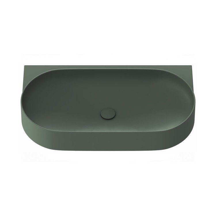 Vannas istabas izlietne RAVAK YARD 800 80.5x50 cm, grey green