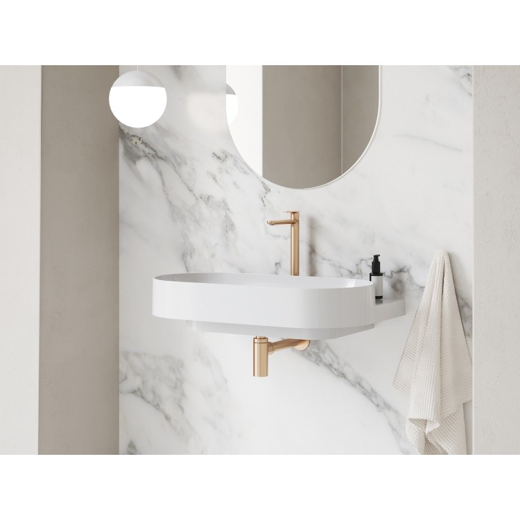 Vannas istabas izlietne RAVAK YARD 800 80.5x50 cm, balta matēta