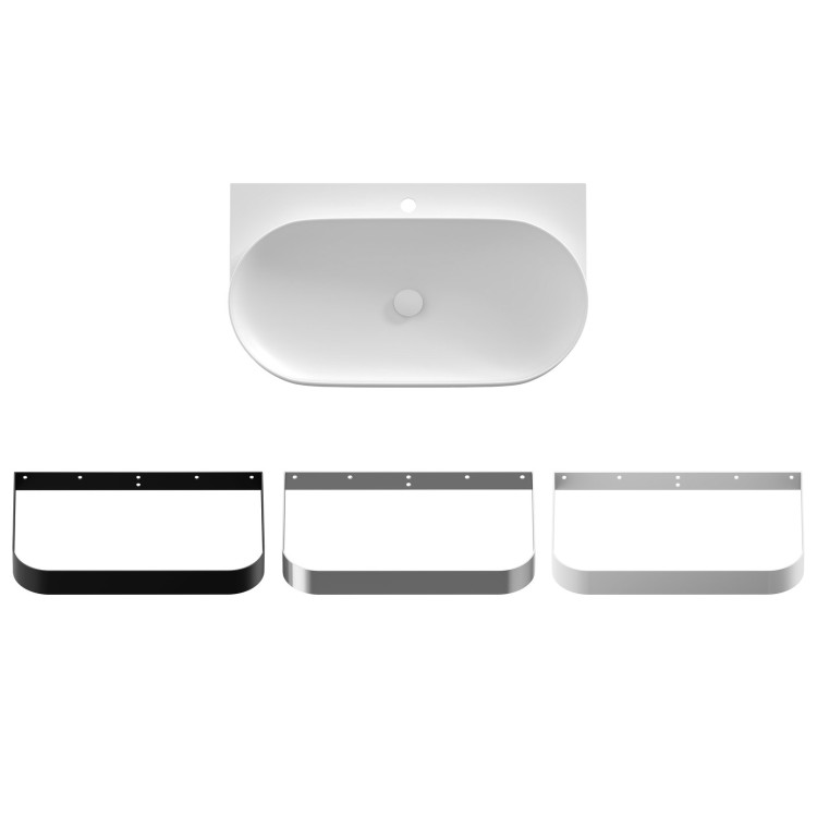 Vannas istabas izlietne RAVAK YARD 800 80.5x50 cm, balta matēta