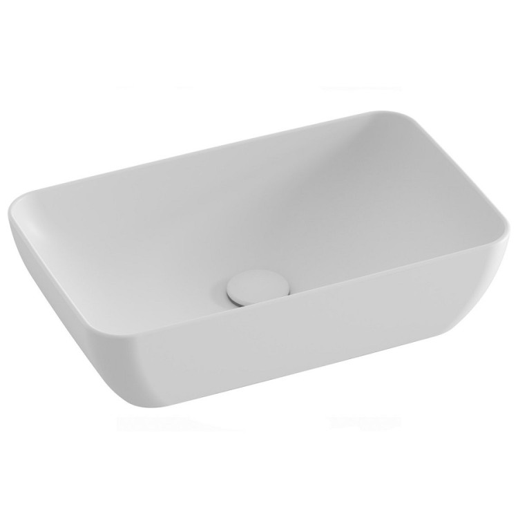 Vannas istabas uzliekamā izlietne Ravak Uni 500R Slim 50x31cm, balta matēta