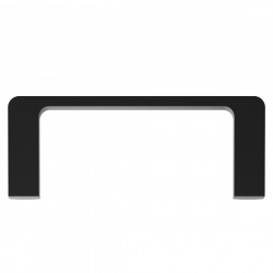 Dvieļu turētājs Ravak 10° Black 25 cm, melns TD 300.20