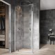 Dušas stūris kvadrātveida RAVAK NEXTY NDOP1+NPSS 80x80 cm, spīdīgs