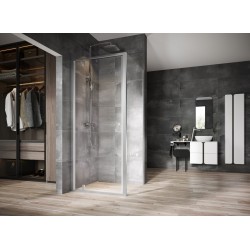 Dušas stūris kvadrātveida RAVAK NEXTY NDOP1+NPSS 80x80 cm, satīns