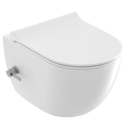 Tualetes pods piekaramais ar bidē funkciju Ravak Uni Chrome RimOff, X01912