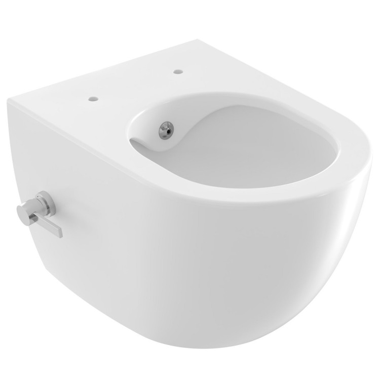 Tualetes pods piekaramais ar bidē funkciju Ravak Uni Chrome RimOff, X01912