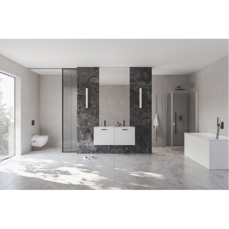 Tualetes pods piekaramais ar bidē funkciju Ravak Uni Chrome RimOff, X01912