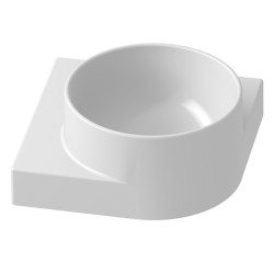 Vannas istabas stūra izlietne Ravak Yard 280 C 28x28 cm, XJX01228000