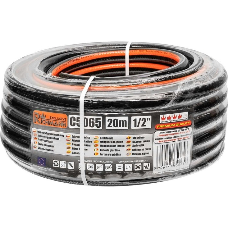 Dārza šļūtene Richmann Orange 1/2, 50m