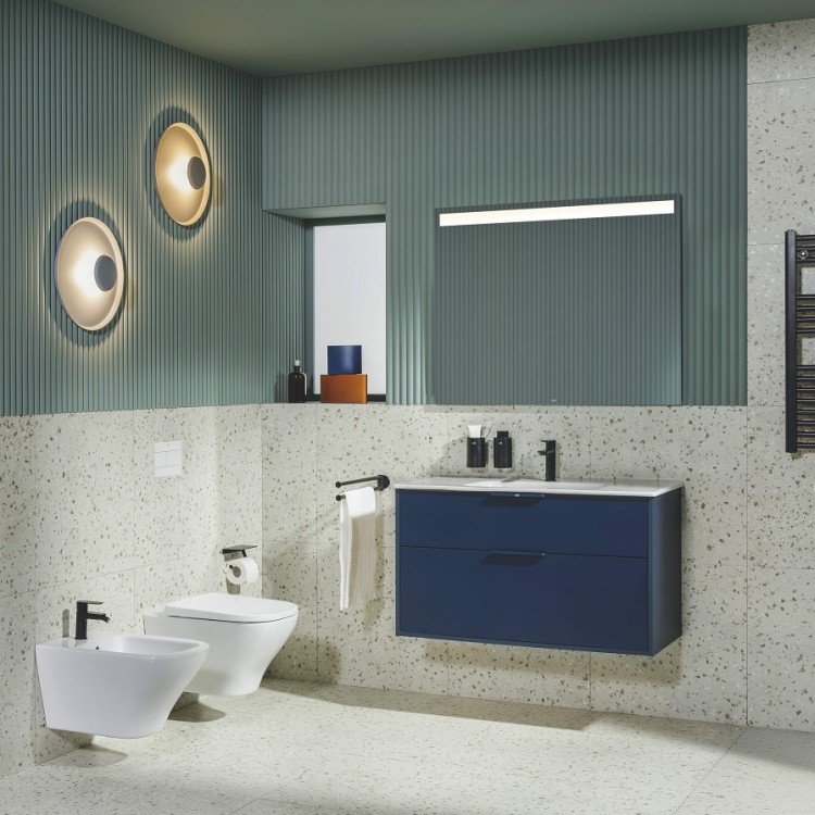 Bidē grīdas Roca OPTICA, balts