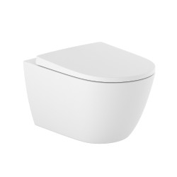 Tualetes pods piekaramais Roca ONA Rimless ar soft close vāku
