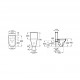 Tualetes pods Roca The Gap Round Rimless ar Soft Close/QR vāku, universāls izvads, balts Tualetes pods Roca The Gap Round Rimless ar Soft Close/QR vāku, universāls izvads, balts