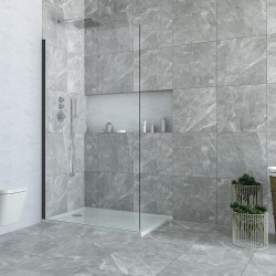 Dušas siena Roth AI TWF 60x202 cm, black elox/stikls