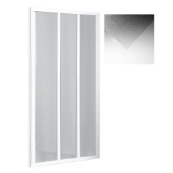 Dušas durvis Roth LD3/800 80cm, balts/grape