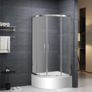 Dušas stūris pusapaļš Roth TALDIS 800x800mm, matt glass