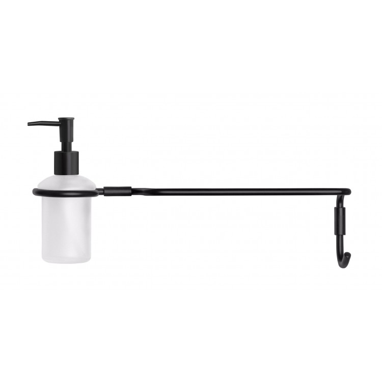 Ziepju dozators ar dvieļu turētāju Rubineta MINI, 670108BK