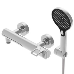 Vannas un dušas termostata maisītājs Rubineta Cosy Thermo-10/K, hroms